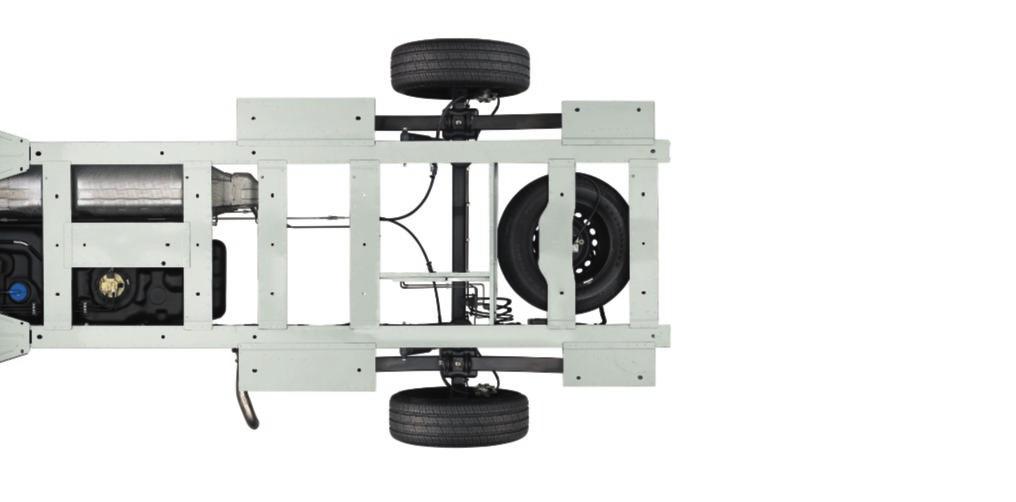 Platforma i Podwozie kamper Uniwersalny, nowy napęd na przednie koła w modelach Transit Platforma i Transit Podwozie kamper opracowano z myślą o zapewnieniu mocy oraz wydajności w niemal wszystkich