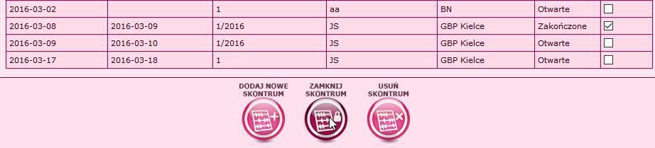 5. Nowy raport: struktura ubytków 6. Raport: Lista egzemplarzy zubytkowanych - dodano kolumnę: cena wraz z podsumowaniem. SKONTRUM 1.