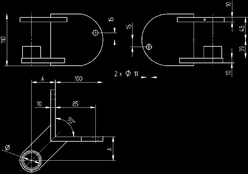 BASE FITTINGS WAND- /BODENANKER MOCOWANIE ŚCIENNE/DO