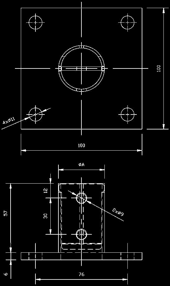 BASE FITTINGS WAND- /BODENANKER MOCOWANIE ŚCIENNE/DO