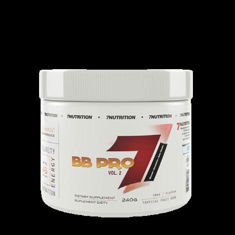 KATALOG PRODUKTÓW BB PRO VOL.2 BB PRO VOL. 2 Filar idealnego efektu treningowego. BB PRO Pre-workout zaprojektowany tylko i wyłącznie dla trenujących siłowo.