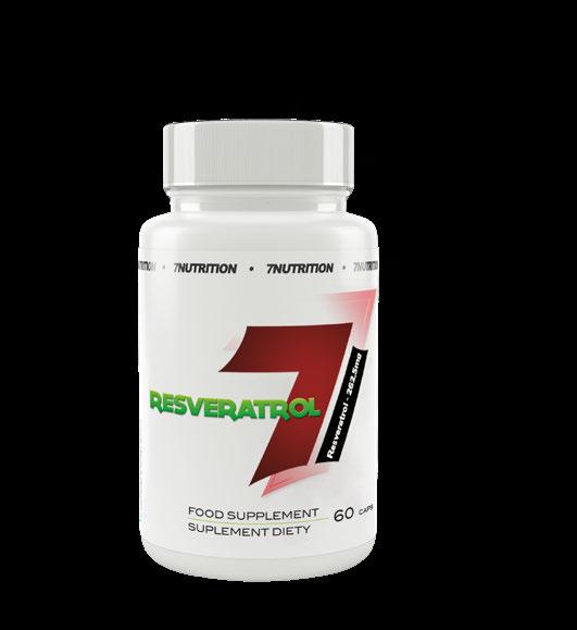 KATALOG PRODUKTÓW RESVERATROL RESVERATROL Polifenol zaliczany do grupy flawanoidów i fitoestrogenów. Zwalcza negatywne skutki stresu.