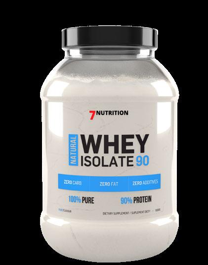 KATALOG PRODUKTÓW NATURAL WPI NATURAL WPI 52 Natural Whey Isolate to odpowiedź na zapotrzebowanie najbardziej wymagających zawodników i osób, które dbają o jak najlepszą formę.