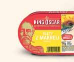 Filety z makreli King Oscar 170 g;