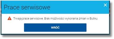 Rozdział 5 Prezentacja informacji o planowanej/trwającej przerwie serwisowej w systemie def3000/cbp Rozdział 5.