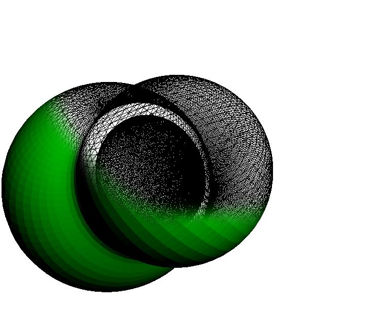 Two-caps parametrization