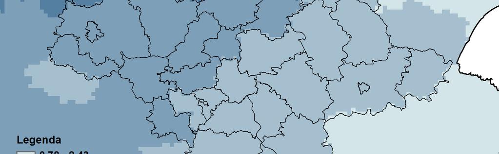 wniesione przez opady atmosferyczne w 2016