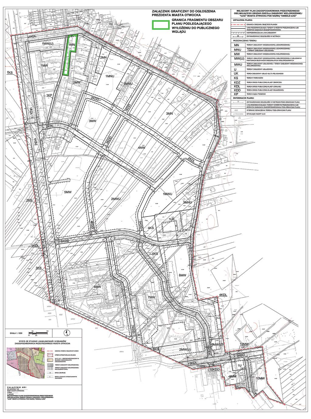 OgłOsZEniA 39 linia OtwOckA 28 STyCzNia 3 lutego 2019 OBWIESZCZENIE PREZYDENTA MIASTA OTWOCKA o ponownym wyłożeniu do publicznego wglądu projektu miejscowego planu zagospodarowania przestrzennego