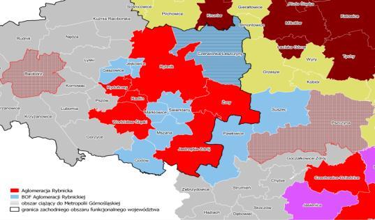 Obszary Strategicznej Interwencji w ujęciu regionalnym Aglomeracja Rybnicka i jej