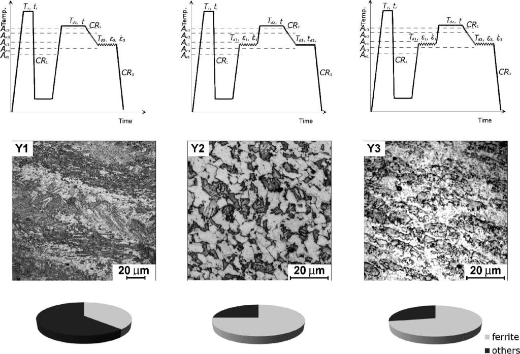 749 Fig. 7. Influence of prior phase composition on austenitic microstructure after transformation critical for final microstructure refinement.