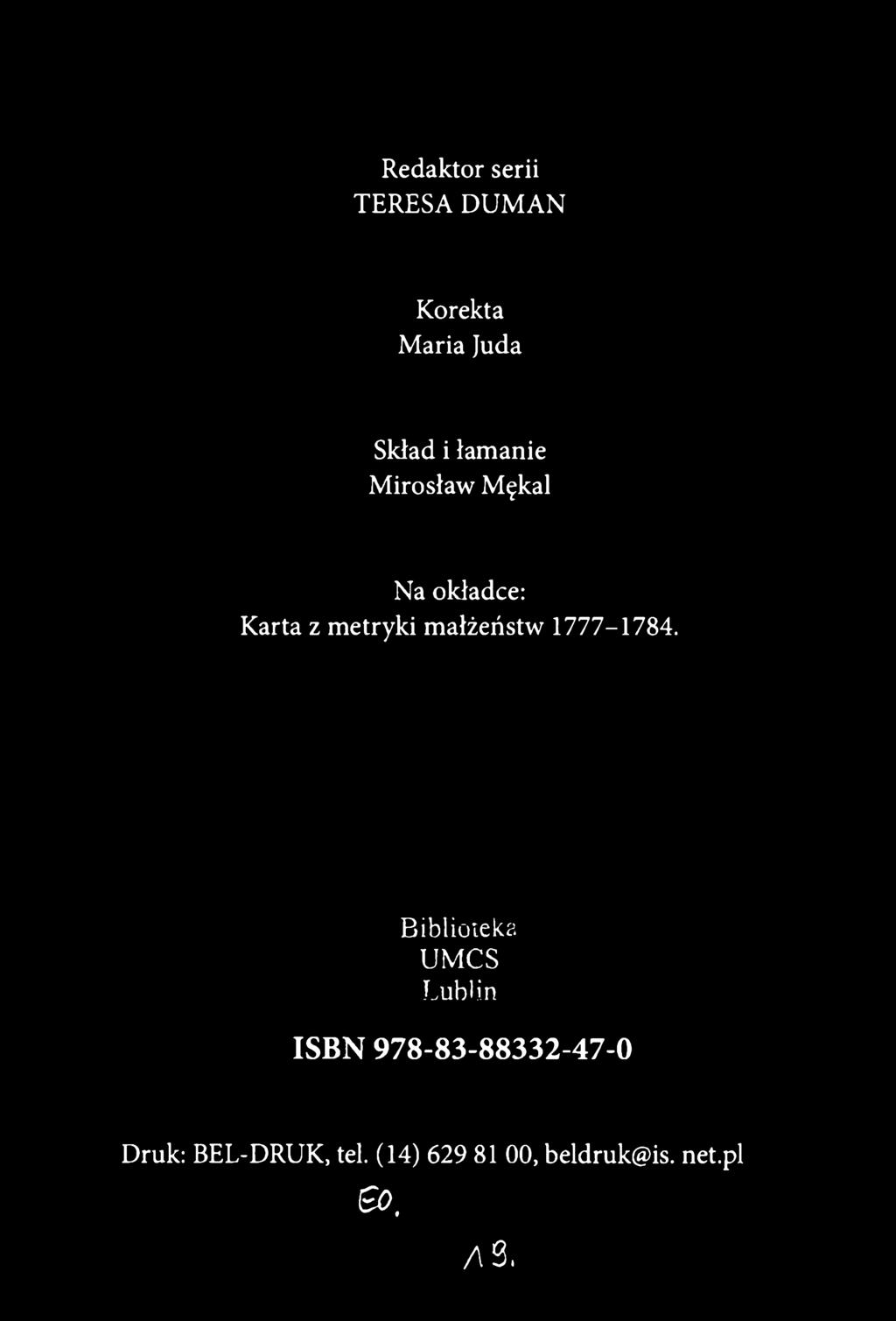 małżeństw 1777-1784.