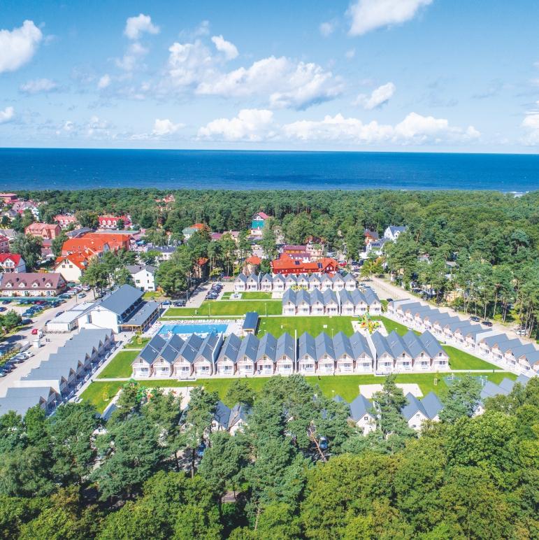 NADMORSKA LOKALIZACJA Siec kurortów Holiday Park & Resort zlokalizowana nad Morzem Bałtyckim powstała w 2016 r.