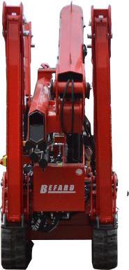 BEFARD TB4000 Sterowanie radiowe urządzeniem (zarówno jazda urządzenia, jak i praca żurawia)