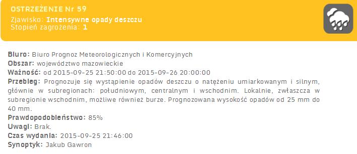 HYDROLOGICZNO - METEOROLOGICZNE