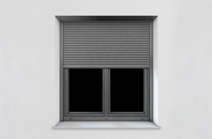 OKNOPLAST // Katalog 2019 LUNA OKNOPLAST Montowane na zewnątrz okna rolety LUNA zapewniają wysoki poziom izolacji termicznej.
