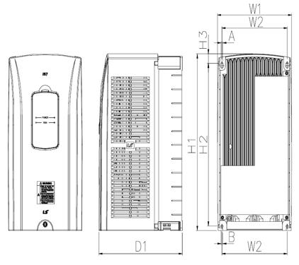 2) SV0055 ~ 0075iS7-2/4