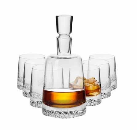 GIFTWARE PREZENTY Fjord Whisky set of 7 pcs Komplet do whisky 7-częściowy INDEX: 1 X 09-6763-0950, 6 X 68-A864-0300 FERT: FKP0927000003010 EAN: