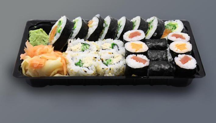 SUSHI Pojemnik do Sushi K-301 Wymiar: 185x130mm CENA: 0,28 PLN Przykrywka do Sushi K-301