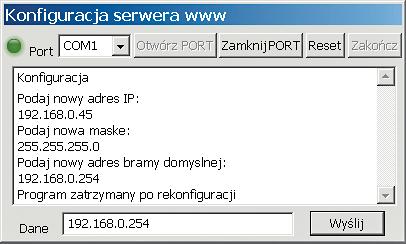 Tej funkcjonalności trzeba użyć w przypadku, gdy parametry fabryczne nie odpowiadają adresacji używanej w docelowej sieci lokalnej, zaproponowane nie muszą odpowiadać każdemu Czytelnikowi, który