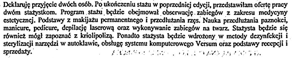 studentów na staż 1 osoba 6.