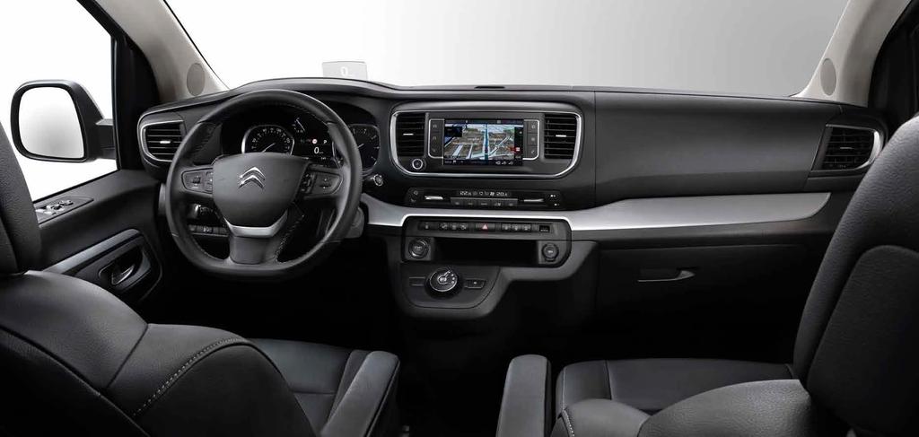 INTUICYJNY EKRAN DOTYKOWY CITROËN SPACETOURER został wyposażony w zaawansowane