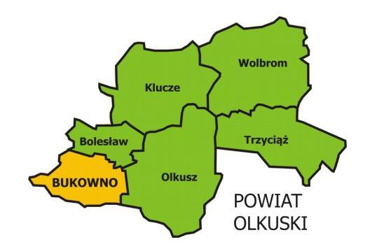 Informacje ogólne. Położenie Gmina Bukowno to gmina miejska, położona w województwie małopolskim, w południowozachodniej części powiatu olkuskiego.