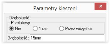 Zaczepienie = Aktualny układ współrzędnych jest wykorzystany do umieszczenia wymiarów wiercenia względem aktualnego układu współrzędnych.