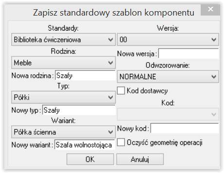 - Umieść wolne formatki wewnątrz podzespołu. - Boczne panele zachodzą na dolny i górny panel szafy Uwaga: Możesz użyć opcji Automatycznie, by szybciej stworzyć wolne formatki.