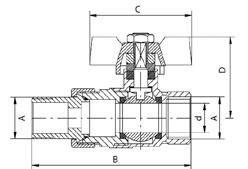 za 1szt) Materiał: żeliwo Uchwyt: kółko żeliwne Powierzchnia: śrutowana Przyłączenie: wkrętne Element sterujący: głowica wzniosowa Uwagi: zawór czerpalny (korpus żeliwny) bez rozety z