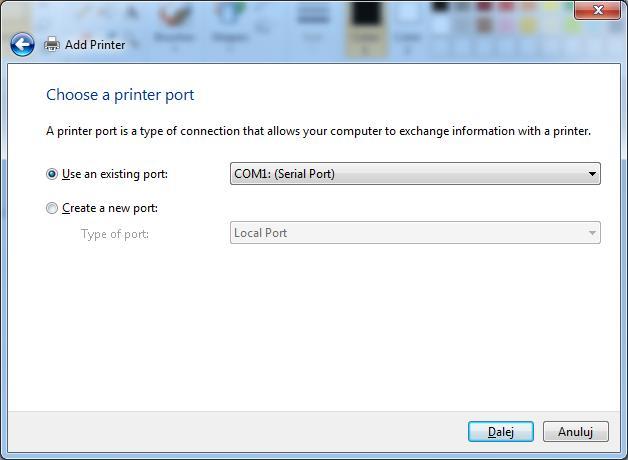 W tym celu należy otworzyć okienko Urządzenia i drukarki (Printer and devices) i kliknąć przycisk Dodaj drukarkę (Add printer).