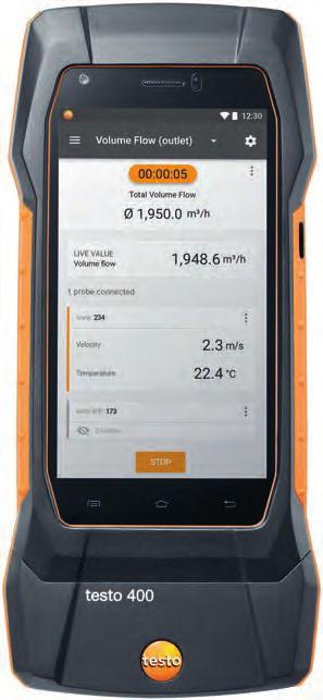 m/s hpa CO CO 2 Lux Inteligentne i intuicyjne programy pomiarowe: - Pomiar graficzno-punktowy w kanaach wentylacyjnych zgodny EN ISO 12599 oraz ASHRAE 111 - Pomiar PMV/PPD zgodnie z EN ISO 7730 oraz