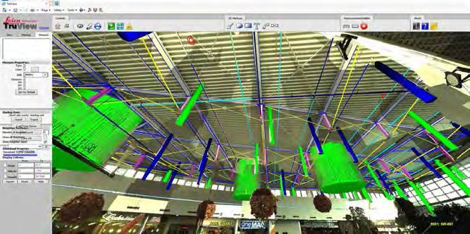 3D MODELLING OF A COMPLEX CEILING CONSTRUCTION USING NON-CONTACT SURVEYING TECHNOLOGIES of the elements [10].