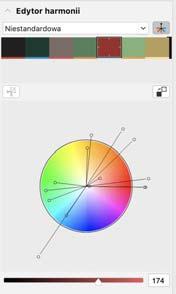 Aby wypełnić obiekt kolorem jednolitym, kliknij próbnik koloru na palecie kolorów lub przeciągnij kolor do obiektu.