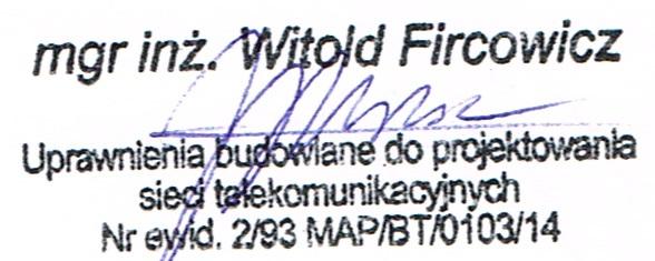 ` Przedsiębiorstwo Handlowo-Usługowe TEL MAR Marian Syposz 38-300 Gorlice, ul. Węgierska 86 tel./fax. 8 352 72 92, 508 376 90 e-mail: msyposz@o2.pl BIURO: 38-300 Gorlice, ul.biecka 0/2, tel./fax. 8 353 55 PROJET BUDOWLAN0 WYONAWCZY MONITORING WIZYJNY EGZ.