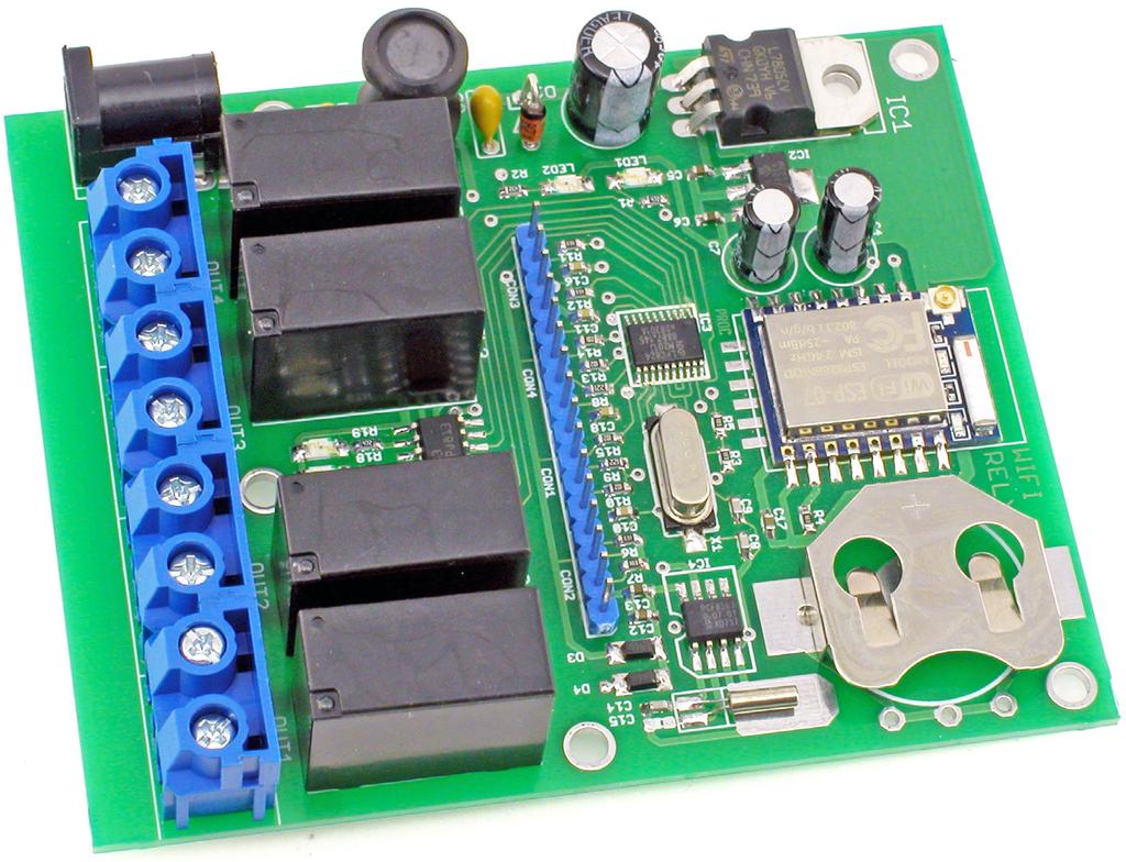 Moduł przekaźników sterowanych przez Wi-Fi Układu ESP8 nie trzeba nikomu przedstawiać. Zdobył ogromną popularność i stał się bazą do realizacji wielu różnych pomysłów.