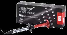 warstwie 0,5mm), co między innymi ułatwia diagnostykę próchnicy wtórnej. 4 x G-ænial Flo X + x GRATIS! Zamów 4 strzykawki G-ænial Flo X w dowolnym odcieniu spośród: A, A2, A3, A3.