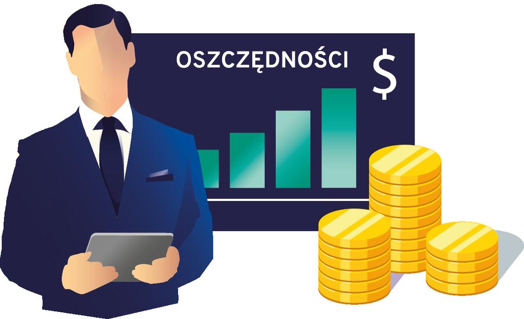 Dla dyrektora finansowego gigantyczne oszczędności energii uwolnienie środków przekazywanych wcześniej na prąd, teraz można przeznaczyć na coś innego szybki zwrot finansowy z