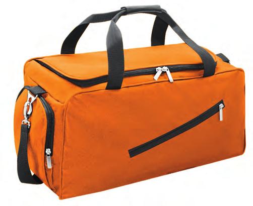 29090003 Defiance Kompaktowa torba sportowa z kieszenią coooler. Przednia kieszeń zapinana na suwak. Spód z materiału antypoślizgowego.
