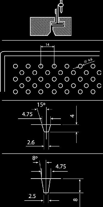 PERFORADA UKRYTA KRAWĘDŹ Parametry techniczne Płaskość powierzchni < 1mm en 1000mm Typ krawędzi Ukryta Ortogonalność < 1mm z każdej strony Wytrzymałość na zginanie >/= 6 KG Przewodność cieplna 0,26 W