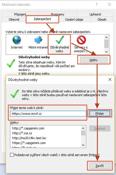 2. W przeglądarce Internet Explorer 11 otwórzyć link https://www.mssf.