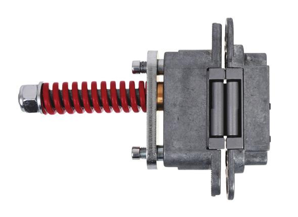 zawias ; 80kg dla zawias. +, 4 1 4, 110 awias z samodomykiem AN 107 D C0, matowy A-VE-040 System samodomykania zintegrowany z zawiasem krytym Istar 140 i 10. Do skrzydła o masie 40-0 kg.