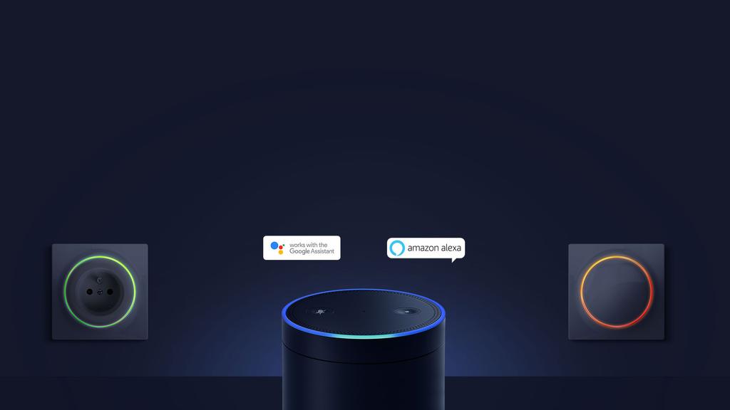 Kontroluj dom głosem Inteligentne włączniki i gniazdka Walli są w pełni kompatybilne z popularnymi asystentami