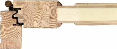 termoizolacyjny zawias uszczelka uszczelka ramiak z drewna klejonego warstwowo 12 Drzwi zewnętrzne, otwierane na zewnątrz, muszą być osłonięte poprzez montaż