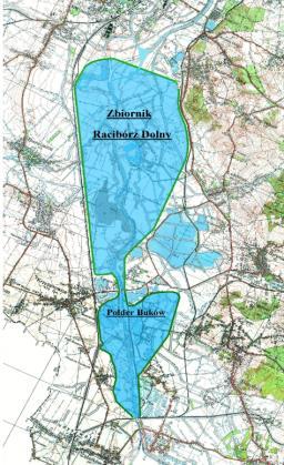 Historia Geneza powstania zbiornika 1986 Przyjęcie Koncepcji Programowej budowy Zbiornika Racibórz w dwóch etapach: etap I - Polder Buków, etap II - zbiornik retencyjny.