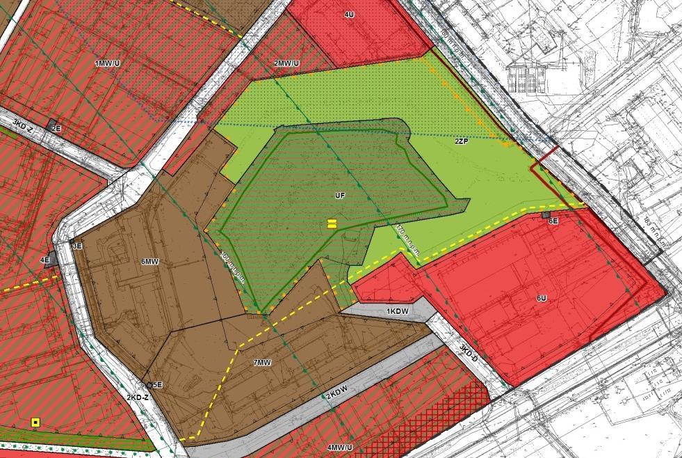 Wybrane wnioski złożone do projektu mpzp jednostki zewnętrzne RO Podolany, RO Strzeszyn, Stowarzyszenie Zielone Podolany, 2 wnioski osób fizycznych: - Eliminacja przemysłu i zastąpienie funkcją