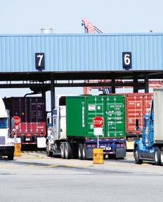 Rozwiązanie WIM eliminuje długie kolejki ciężarówek przy bramie, czekających na zważenie na wadze statycznej.