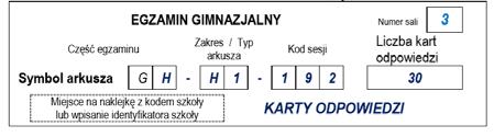 wszystkich członków zespołu nadzorującego na wszystkich stronach zweryfikowanego i wypełnionego wykazu Niewykorzystane arkusze Dołączyć do pakietu materiałów przekazywanych PZE DOTYCZY EGZAMINU Z