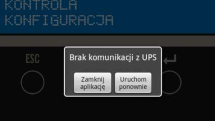 URUCHOMIENIE PANELU ZDALNEGO Po skonfigurowaniu aplikacji można uruchomić panel zdalny odpowiedzialny za monitorowanie zasilacza. W tym celu klikamy przycisk START.