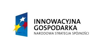 środków Unii Europejskiej w ramach Programu Operacyjnego Innowacyjna Gospodarka działanie 5.