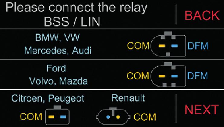 3.3 Złącza Rys. 9. Tester MS012 COM - Złącza В+: plus regulatora (zacisk 30 lub zacisk 15). В-: minus regulatora (masa). D+: wyjście na lampkę kontrolną regulatora.